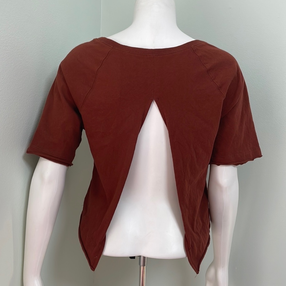 Free People - We the Free open back tee- Size XS